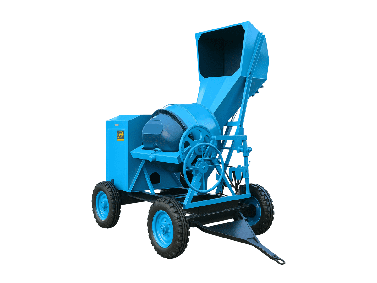 Full Bag Hydraulic Concrete Mixer With Diesel Engine